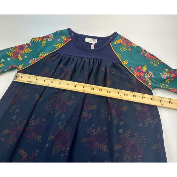 Matilda Jane Time To Dance Dress Long Sleeve Floral Chiffon Overlay Girls 10 - Picture 8 of 10